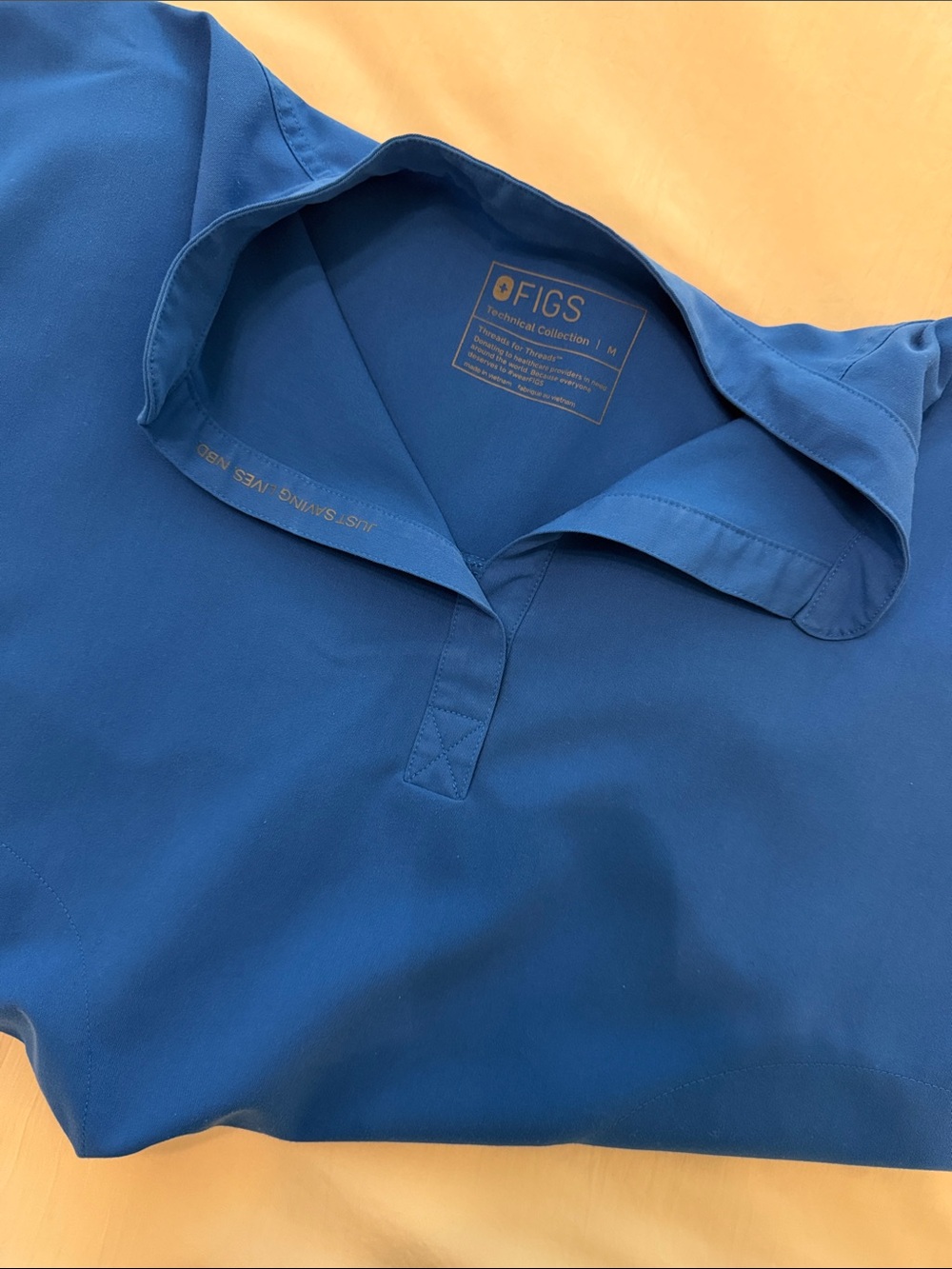 Rafaela oversized scrub top